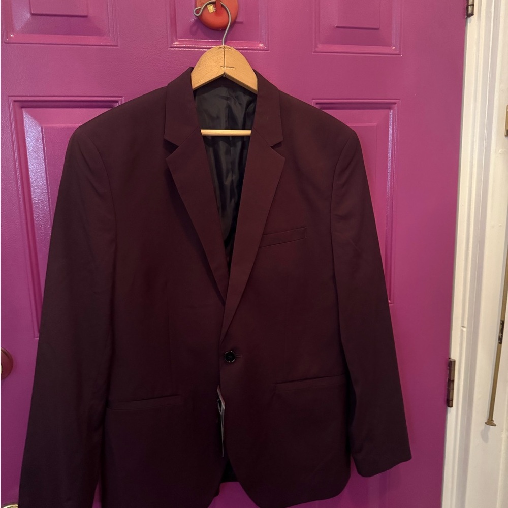 H&M Rich Maroon Blazer